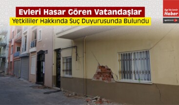 İzmir’de Özel Hastanenin Temel Kazısı Sırasında Yolun Çökmesi