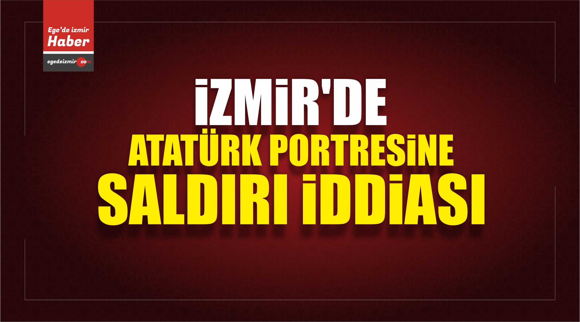 Atatürk Portresine Saldırı