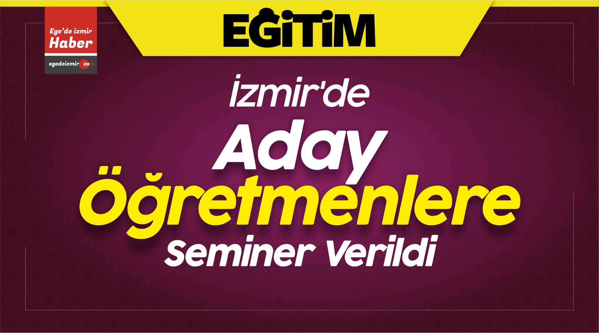 aday öğretmenlere