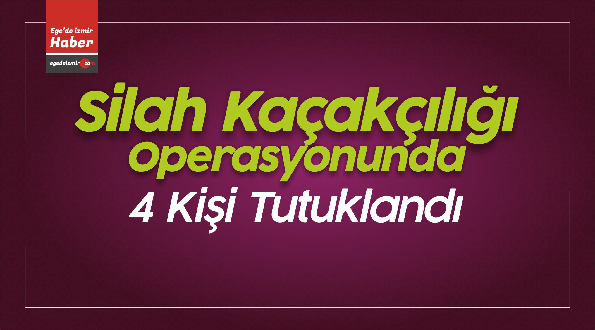 silah kaçakçılığı