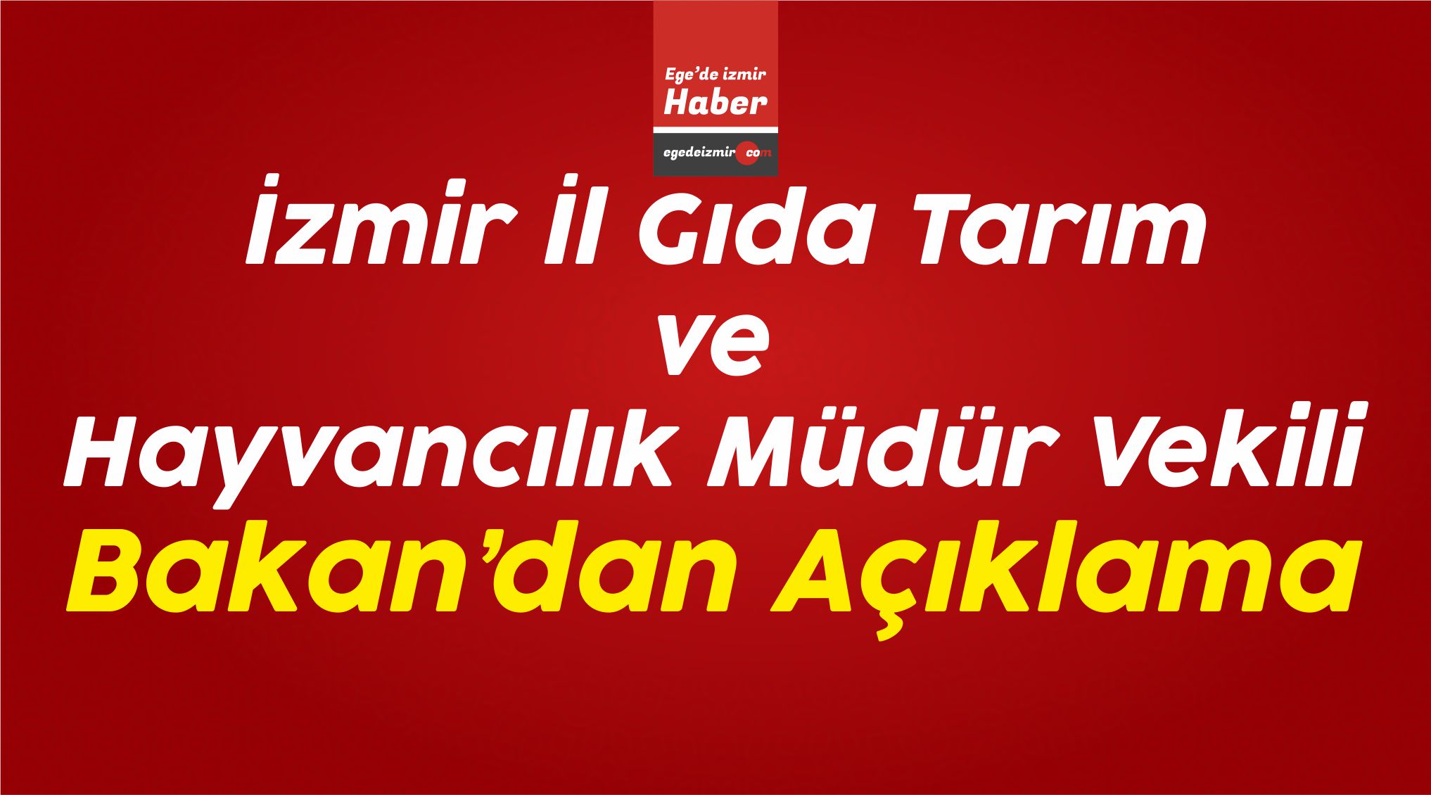 Hayvancılık Müdür Vekili
