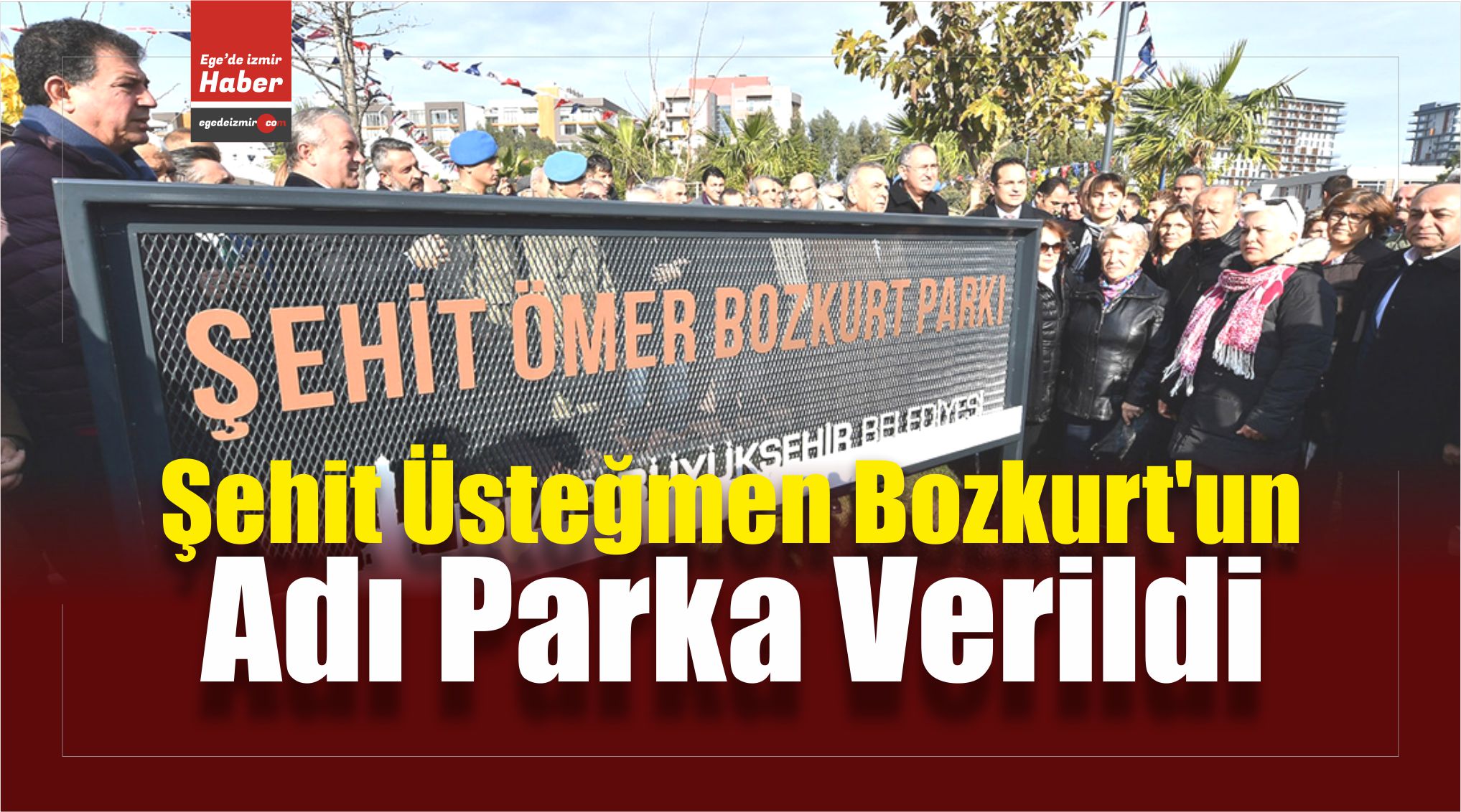 Şehit Adı Parka Verildi