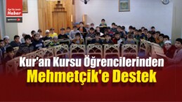 Kur’an Kursu Öğrencilerinden Mehmetçik’e Destek