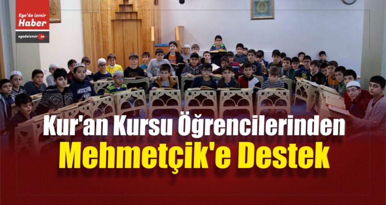 Kur’an Kursu Öğrencilerinden Mehmetçik’e Destek