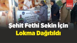 İzmir Motosiklet Kulübü Aliağa’da Şehit Fethi Sekin İçin Lokma Dağıttı