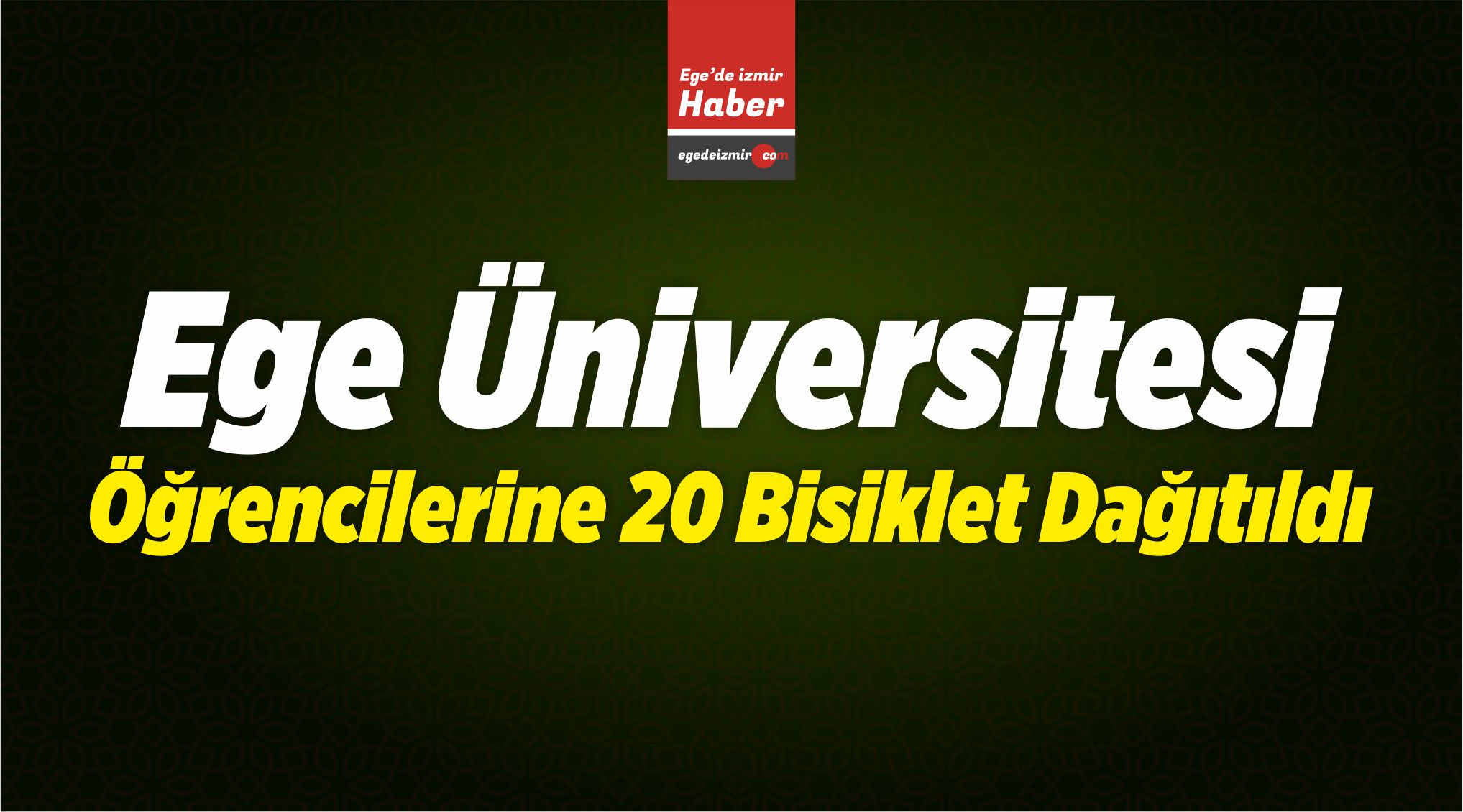 20 Bisiklet Dağıtıldı