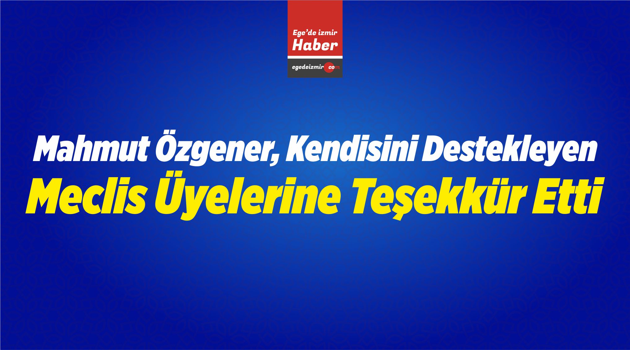 Teşekkür Etti