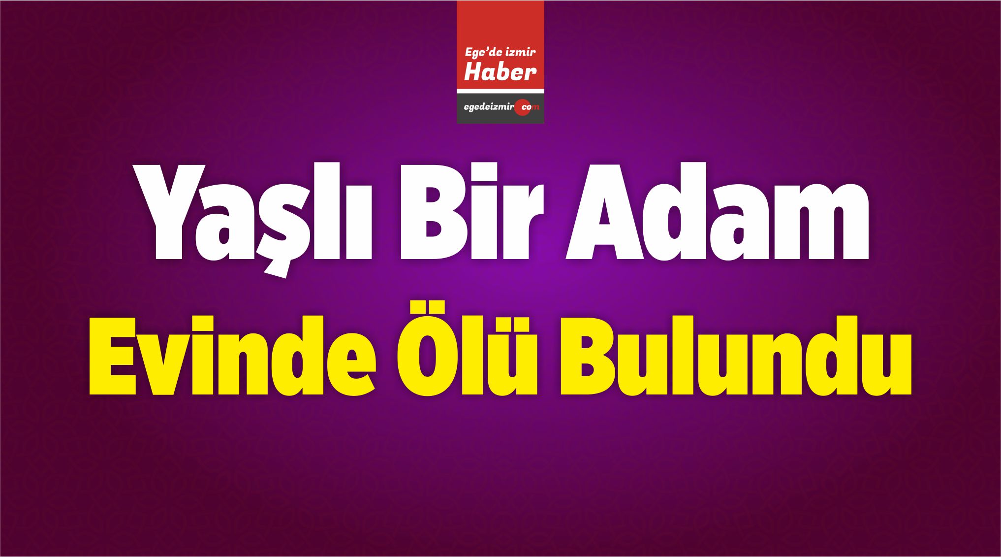 Yaşlı Bir Adam
