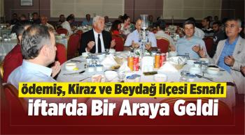 Esnaf İftarda Buluştu