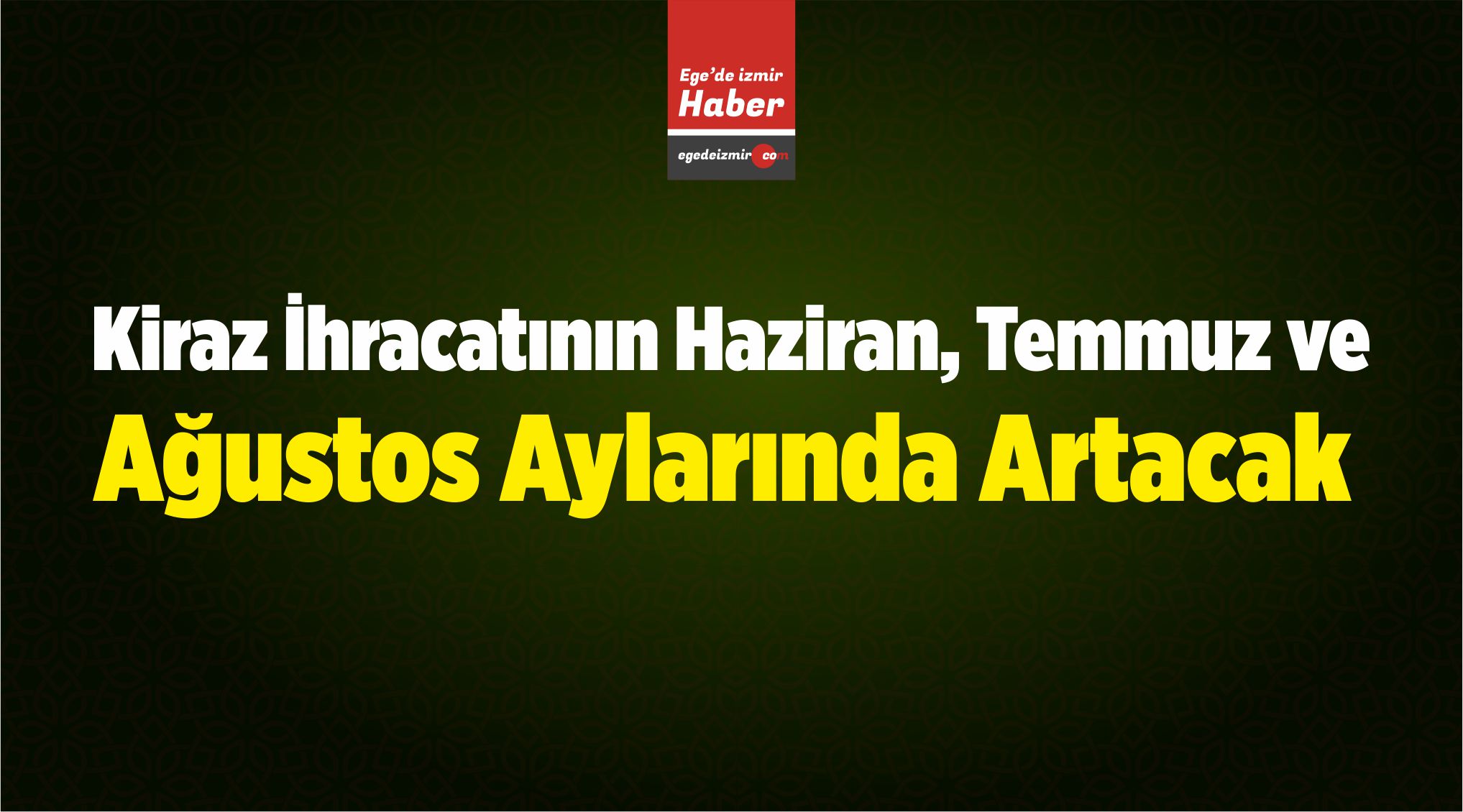 Kiraz ihracatının