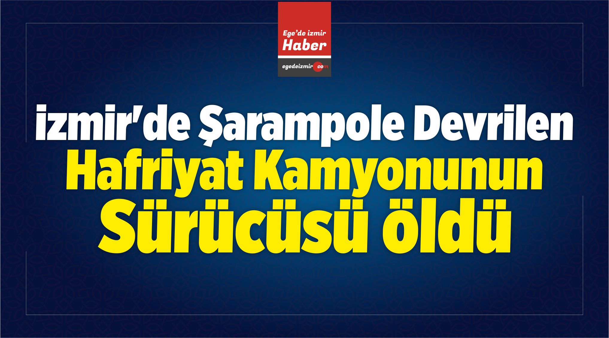 Hafriyat Kamyonunun