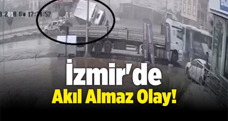 İzmir’de Akıl Almaz Olay! Süt Kamyonu…