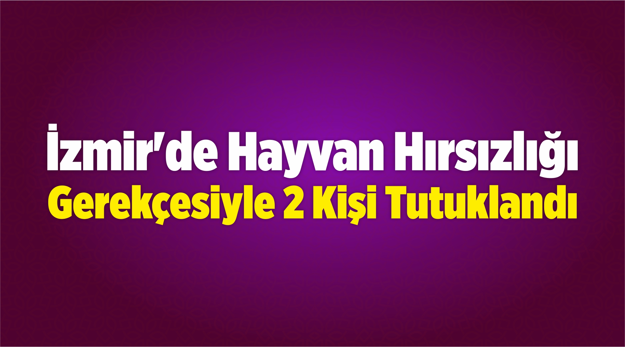 Hayvan Hırsızlığı