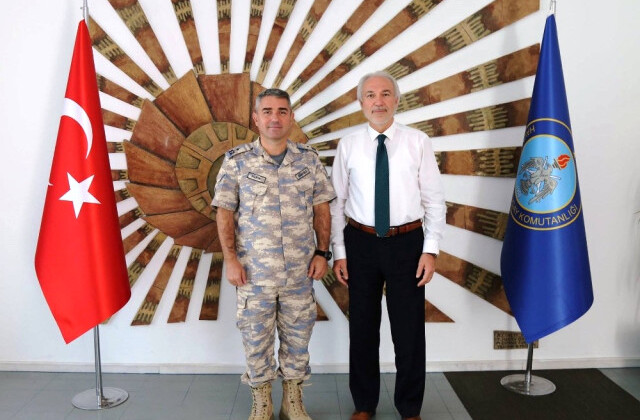 Başkan Saraçoğlu, Tuğgeneral Gündüz e Yeni Görevinde Başarılar Diledi