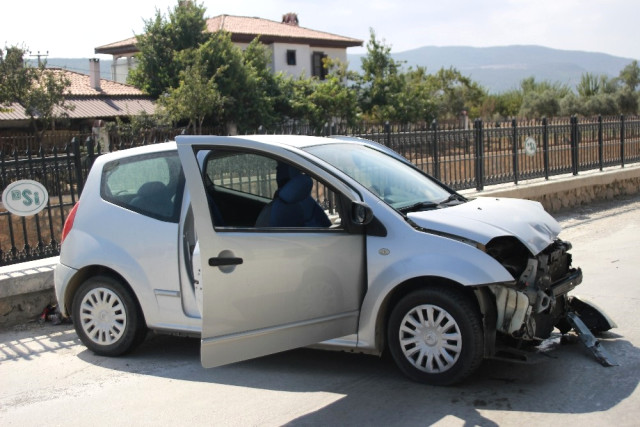 Menteşe de Trafik Kazası; 1 Yaralı