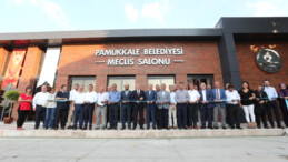 Pamukkale Belediyesi nin Yeni Meclis Salonu Törenle Açıldı