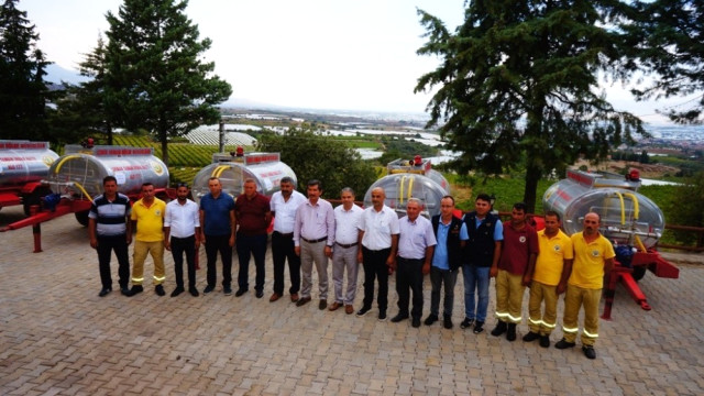 Sarıgöl de Orman Mahallelerine Yangın Söndürme Tankeri