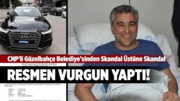 CHP’li Güzelbahçe Belediye Başkanı Mustafa İnce’den Vurgun