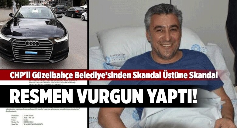 CHP’li Güzelbahçe Belediye Başkanı Mustafa İnce’den Vurgun