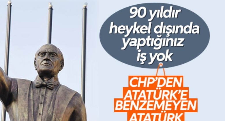 İzmir’de Atatürk’e Benzemeyen Heykel