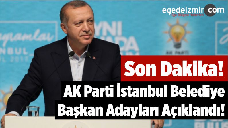 AK Parti İstanbul Belediye Başkan Adayları