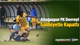 Aliağaspor FK, Devreyi Galibiyetle Kapattı