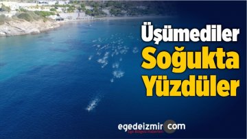 Üşümediler Soğukta Yüzdüler