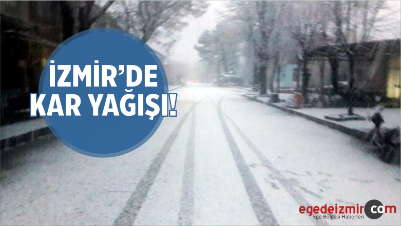 İzmir'de Kar Yağışı
