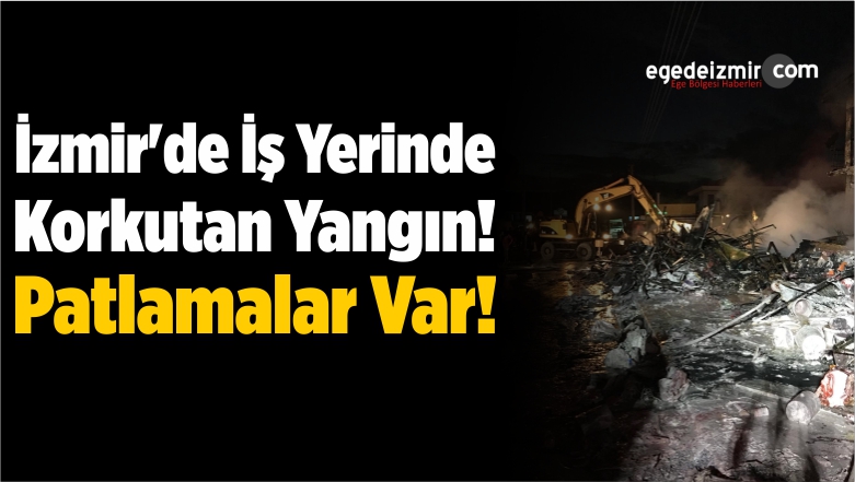 İş Yerinde Korkutan Yangın