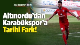Altınordu Kardemir Karabükspor’u 6-0’lık Skorla Mağlup Etti