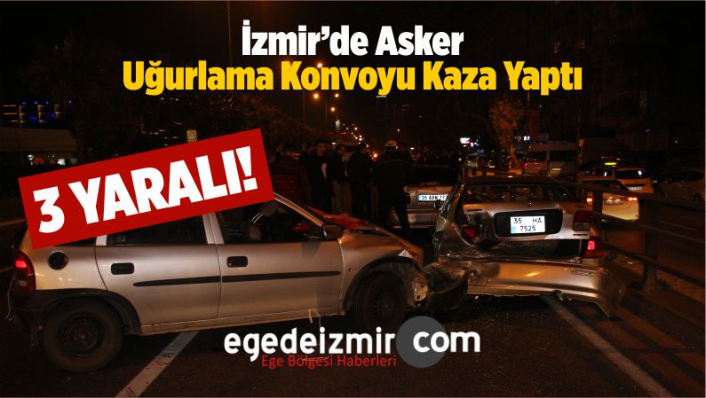 Uğurlama Konvoyu Kaza Yaptı