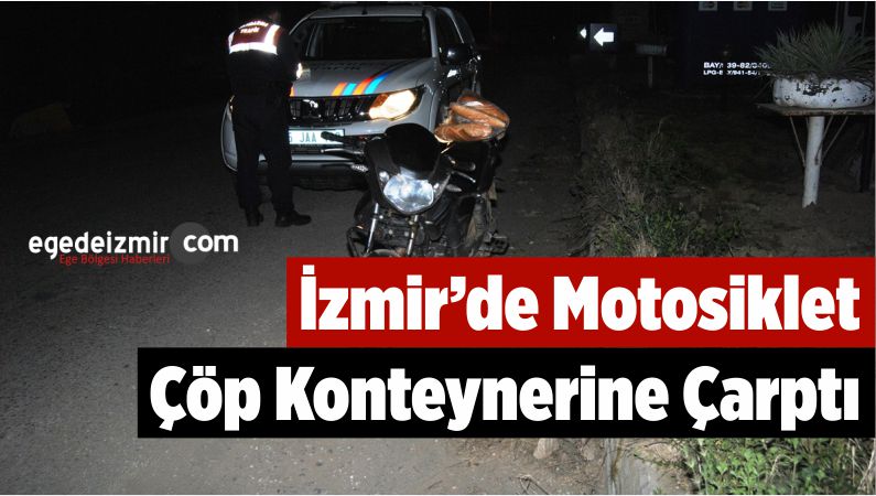 Çöp Konteynerine Çarptı