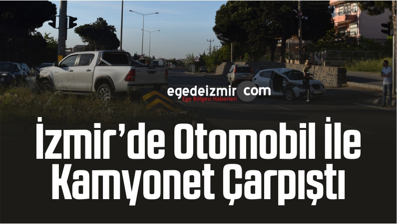 Kamyonet Çarpıştı