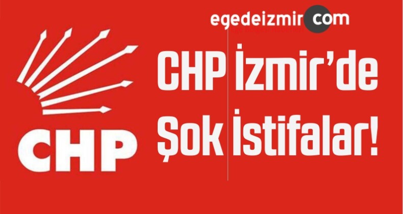 CHP Aliağa İlçe Başkanlığında Şok İstifalar!
