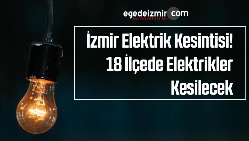 İzmir Elektrik Kesintisi!