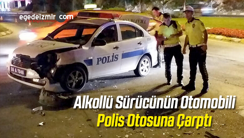 Polis Aracıyla Çarpıştı