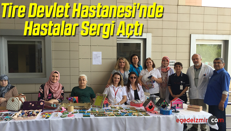 hastalar sergi açtı