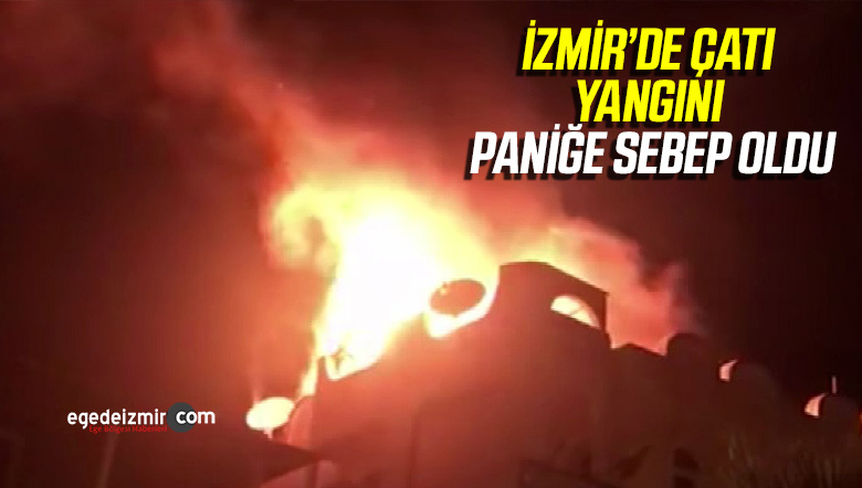 çatı yangını