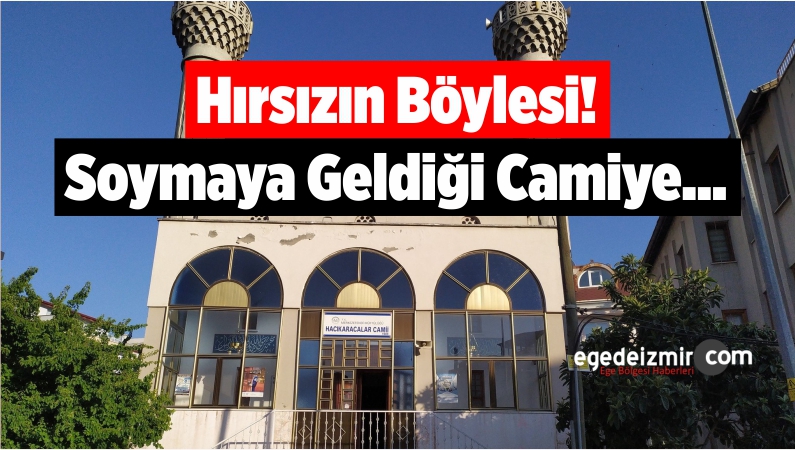 Hırsızın Böylesi! Soymaya Geldiği Camiye...