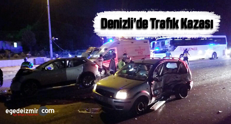 Denizli’de Trafik Kazası