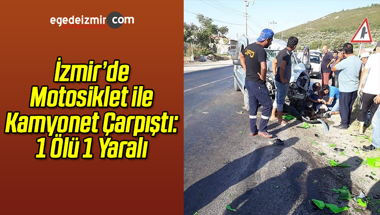 Motosiklet Sürücüsü Öldü