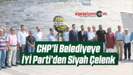 CHP’li Belediyeye İYİ Parti’den Siyah Çelenk