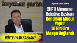 Başkan Aksoy Belediye Şirketine Müdür Oldu! 10 Bin TL Maaş Bağlandı