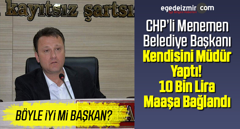 Başkan Aksoy Belediye Şirketine Müdür Oldu! 10 Bin TL Maaş Bağlandı