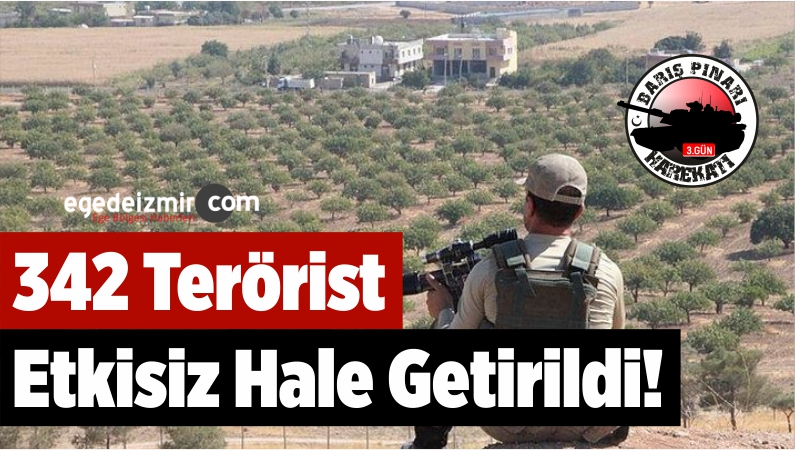 342 Terörist Etkisiz Hale Getirildi