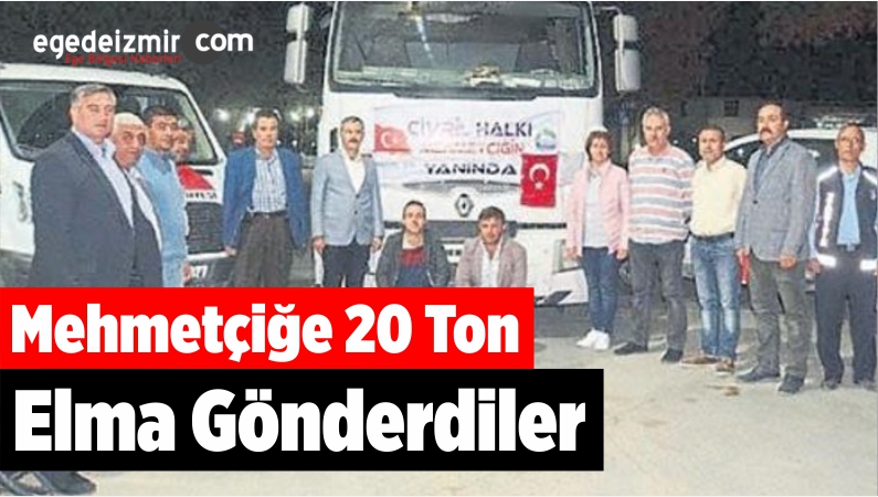 Mehmetçiğe 20 Ton Elma Gönderdiler