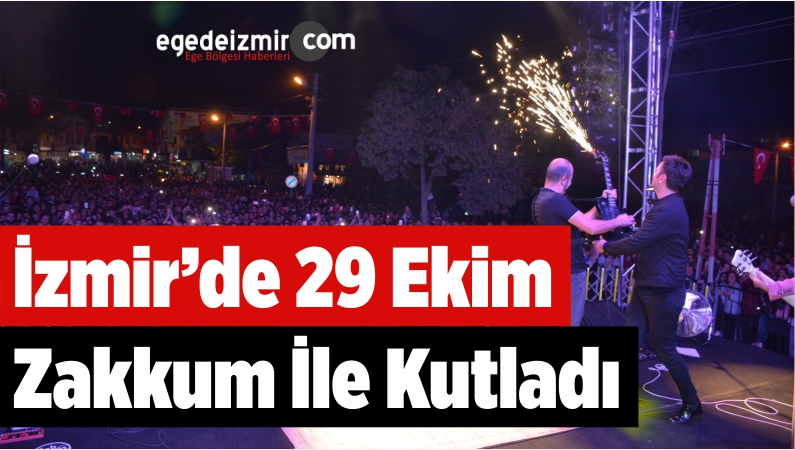 Torbalı'da 29 Ekim Zakkum İle Kutladı