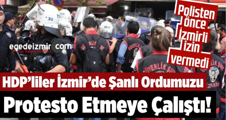 İzmir’de HDP Binasında Açıklama Gerginliği