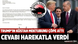 Erdoğan Trump’ın Skandal Mektubuna Barış Pınarı Harekatı İle Yanıt Verdi