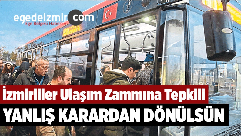 İzmirliler Ulaşım Zammına Tepkili